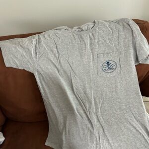 Salt Life Gray T-Shirt with Blue Logo